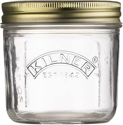 Kilner Wide Mouth Preserve Jar 0.2L Glass Storage Vacuum Seal