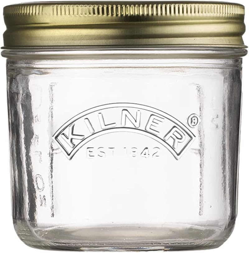 Kilner Wide Mouth Preserve Jar 0.2L Glass Storage Vacuum Seal