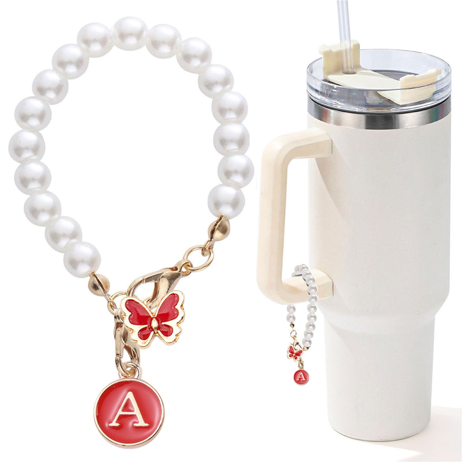 LUHOHI Accessories for Stanley Cup Pearl Chain