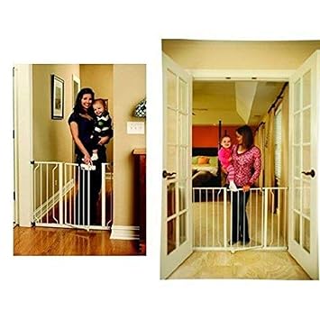 regalo easy open 50 inch wide baby gate