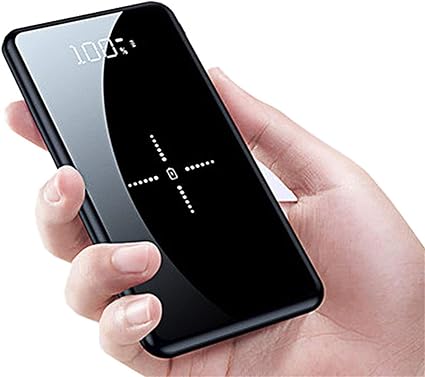 Amazon モバイルバッテリー Iphone 大容量 軽量 12000mah Qi 無線