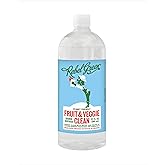 Rebel Green Fruit &amp; Veggie Clean, Plant-Derived Produce Cleaner, Refill | Natural Fruit &amp; Vegetable Wash, No Aftertaste, Dirt &amp; Grime Removal, Made with Organic Extracts of Citrus, 32 fl oz, 1 Pack