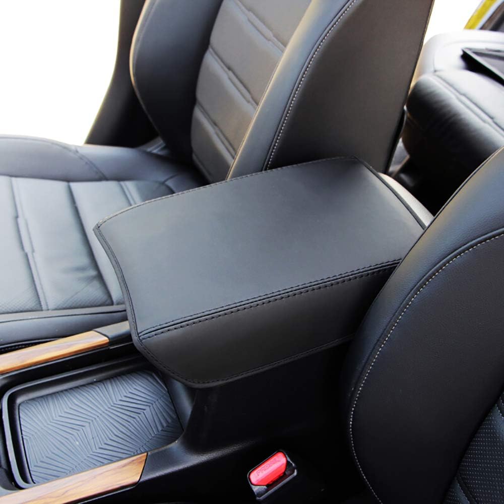 Leegi Car Armrest Center Console Cover Armrest Box Cover Saver Black Fit for Honda CRV 2017 2018