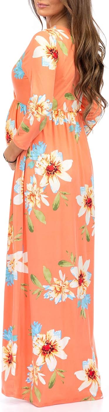 Women's Wraped Ruched Maternity Dress at  Women’s Clothing store