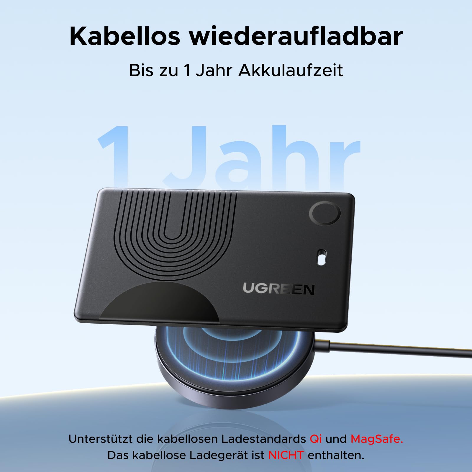 UGREEN FineTrack Slim Tracker Karte mit kabellosem Laden (nur iOS) 3