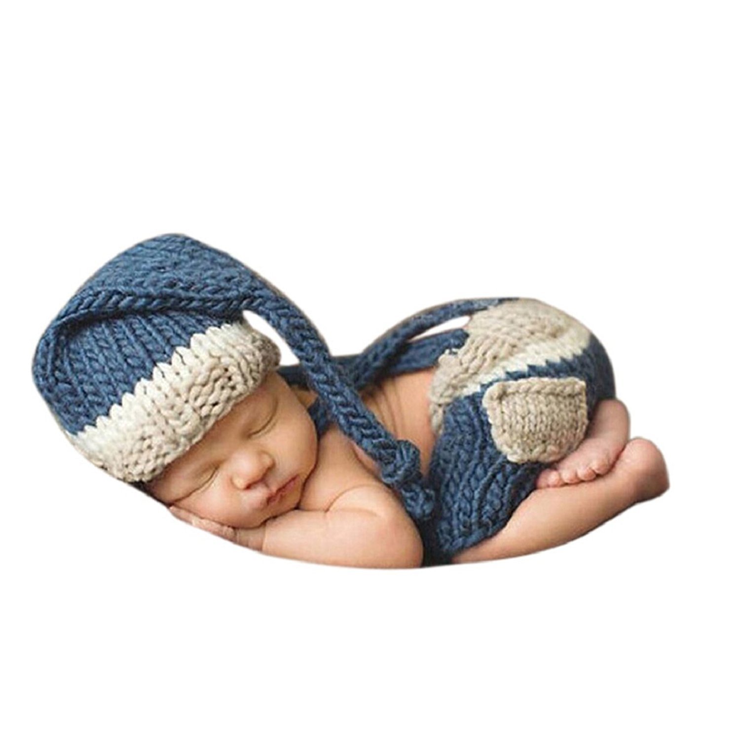 Dtailz newborn photography props baby photoshoot outfits girl boy funny costume knitted chrochet