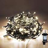 Gresonic 300LED Fairy Lights Green Cable 8 Modes IP44 Plug In 132ft