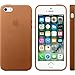 Apple iPhone SE Leather Case - Saddle Brown
