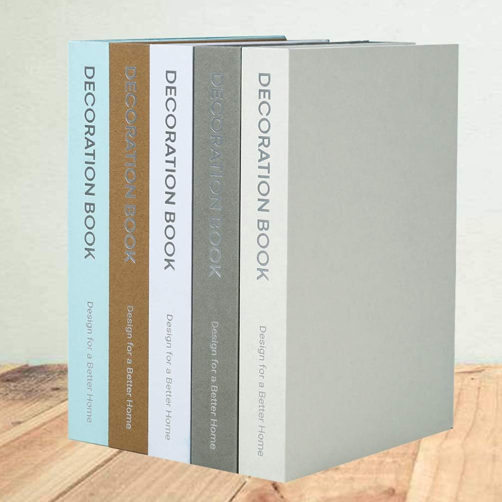 Clispeed Fake Book Set Modern Book Model Look Real Artificial Book Tabletop Bookshelf Photo Props For Home Bar Office Decor Random Color Home Accessories Home Kitchen Arcadiawinds Com