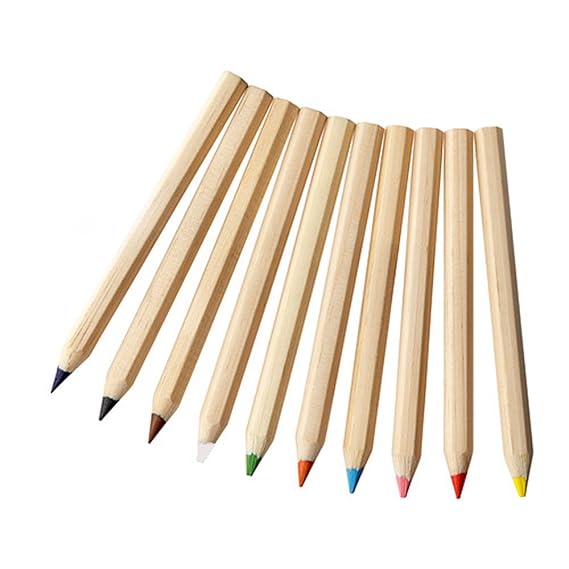 10 Chunky Personalised Colouring Pencils Amazon.co.uk Office Products