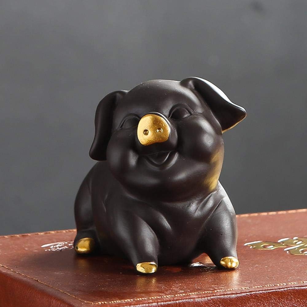 FJFJFJ Kung Fu Tea Set - Zisha Tea Pets Play Tea Kung Fu Tea Set Tea Ceremony, Joy Pig