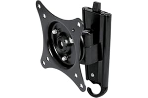 Arctic W1A - Extendable Wall Mount Monitor Arm with Quick Fix System for 13-43", 360 Degree Rotation, Black