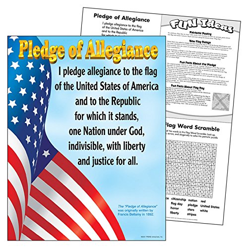Trend Enterprises Pledge of Allegiance Learning Chart (T-38004)
