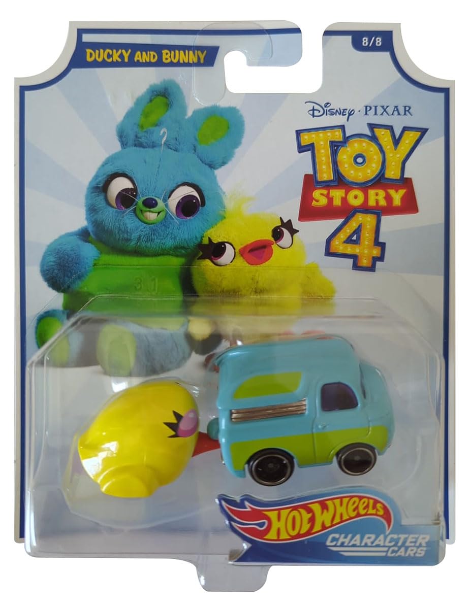 Disney Hot Wheels Pixar Toy Story 4 - Ducky and Bunny Vehicle