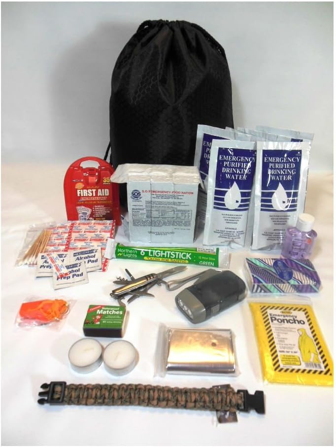 Zombie Survival KIT with Food and Water RATIONS Emergency