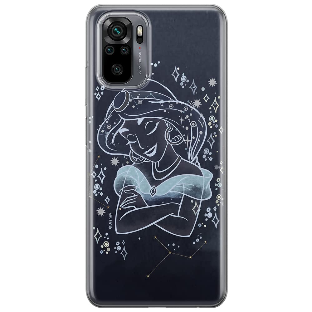 ERT GROUP mobile phone case for Xiaomi REDMI NOTE 10/ 10S original and officially Licensed Disney pattern Jasmine 007 optimally adapted to the shape of the mobile phone, case made of TPU