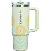 STANLEY Quencher ProTour Flipstraw Tumbler, 30 oz, Honeydew Garden | Built-In Straw &amp; Handle | Cupholder Compatible for Travel | Leakproof Insulated Stainless Steel Cup | BPA-Free