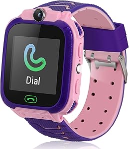 Kids Smart Watch for Boys Girls, Kids Smart Watches with Games SOS Call Camera Touch Screen LBS Tracker Kids Smartwatch, Smart Watches for Kids Compatible with iOS & Android