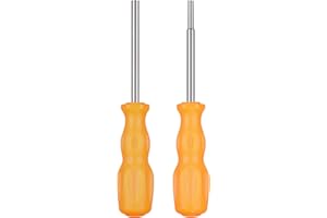 TAESSV Gamebit Screwdriver Set, 3.8mm & 4.5mm Security Screwdriver Bit Screwdriver Tools for Opening NES SNES N64 Super Nintendo 64 Cartridges & Systems - Orange