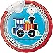 All Aboard Train Party Supplies Pack for 16 Guests | 24 Straws, 16 Dessert Plates, 16 Beverage Napkins, 16 Paper Cups, and 1 Table Cover | Train Decorations for The Perfect Train Birthday Party