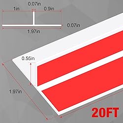 Door Draft Stopper for Side of Door Frame 1.97 in x