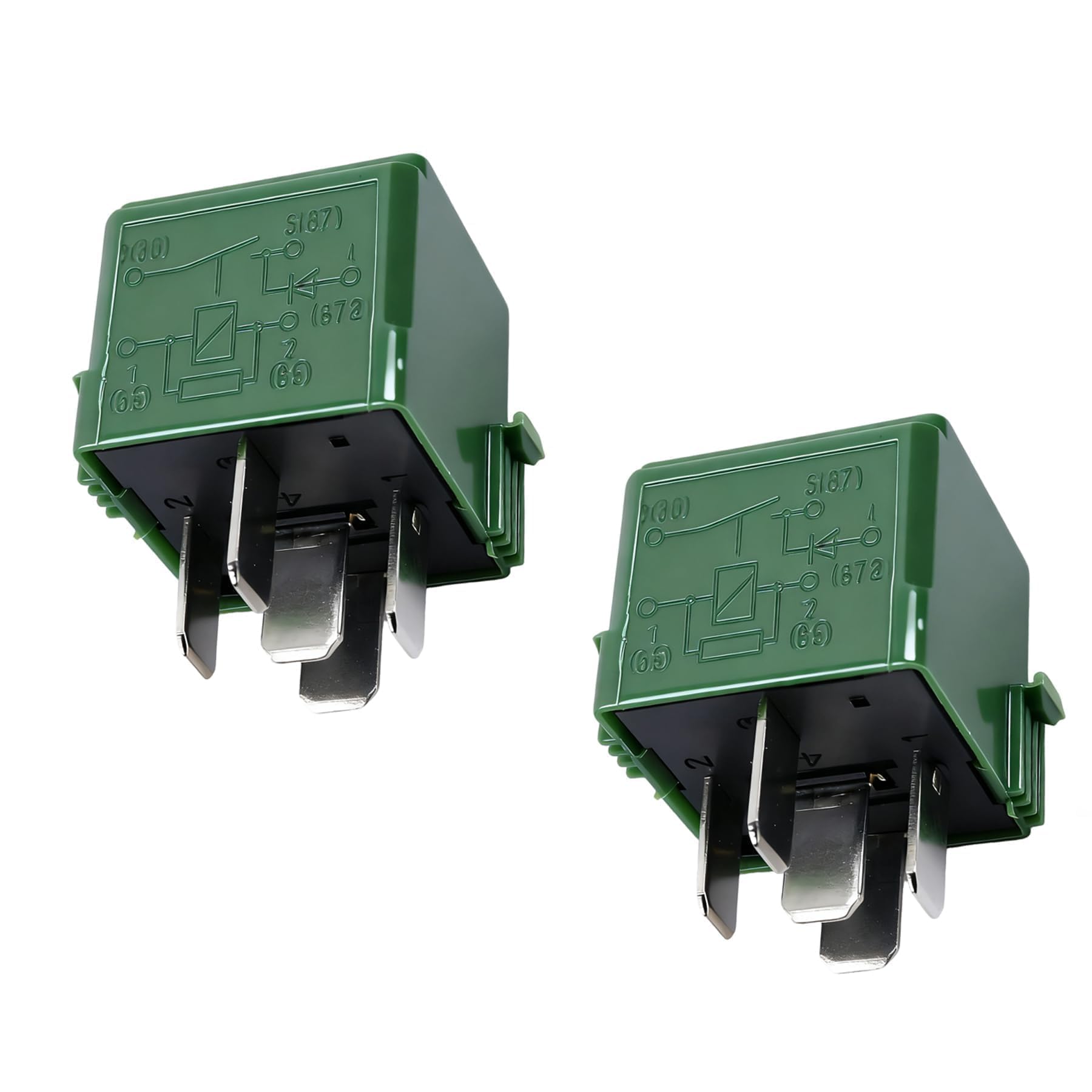 Photo 1 of 2 Pcs 5-Pin Multifunctional Relay Compatible with Mercedes-Benz B200 C300 E350 S600L ML400 GL450 G55 GLK CLS SLK SLS & More Replace 0025422319 0025427619 0009828523