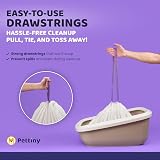 Pettiny Jumbo Cat Litter Tray Liners with Drawstrings Pack of 20 view 4