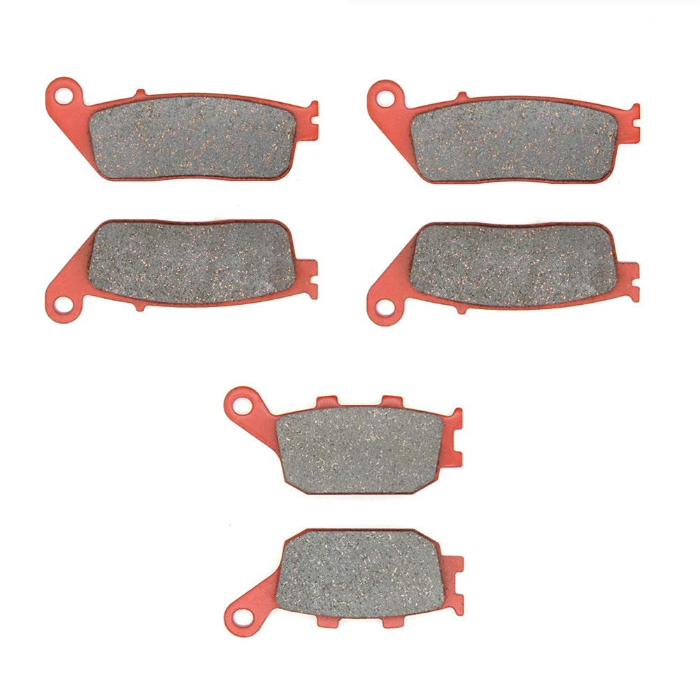 MEXITAL Ceramic Motorbike Brake Pads Front and Rear for HONDA CB 600 F Hornet (98-12) CBF 600 N (08-09) CBF 1000 (06-10) CBF 1000 F (10-15) Kawasaki Ninja 650 EX 650 ABS (17-22)