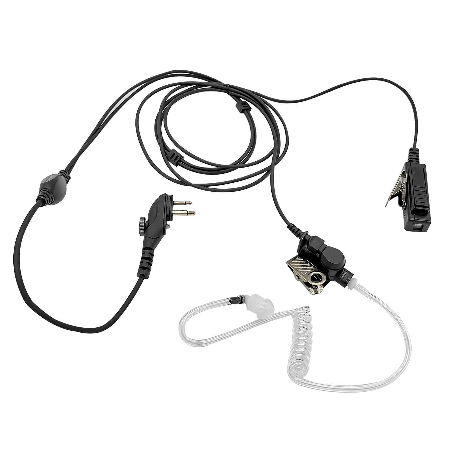 Photo 1 of WODASEN BD502i Earpiece Acoustic Coil Tube Ear Piece Headset with PTT Mic for Hytera HYT BD502 BD552i PD502 PD402i PD482i PD562 TC-508 TC-580 TC-610 TC2100 RCA RDR2500 2550 2600 XR150 Walkie Talkie