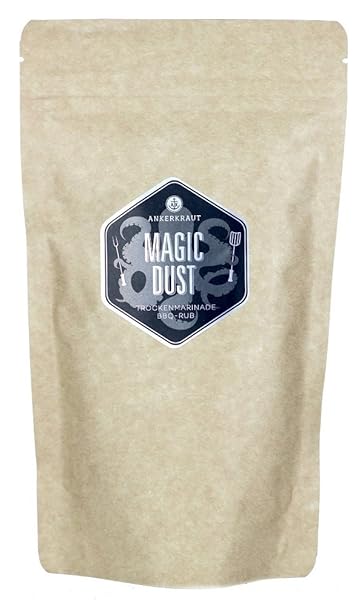 Ankerkraut Magic Dust, 250g im Beutel, BBQ-Rub Grillmarinade, Gewürzmischung zum Zubereiten von Fleisch