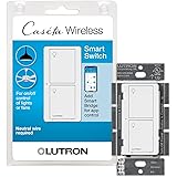 Lutron Caseta Smart Home Switch, Works with Alexa, Apple HomeKit, Google Assistant | 6-Amp, for Ceiling Fans, Exhaust Fans, L