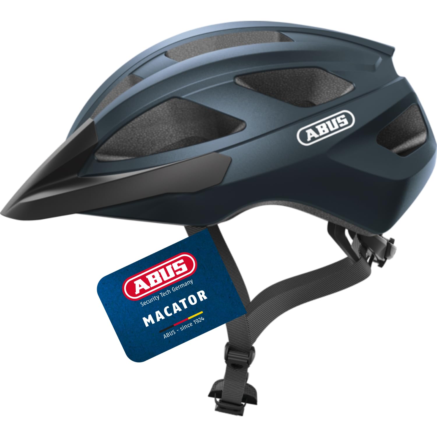 ABUS Macator road bike helmet - sporty bike helmet for beginners - also for pigtail wearers - for men and women