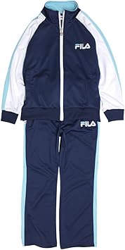 Amazon Co Jp Fila フィラ ジャージ 上下セット ジュニア キッズ 女の子 トレーニングウェア J8700 ネイビー 130cm スポーツ アウトドア