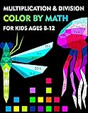 Color by math, multiplication and division for kids