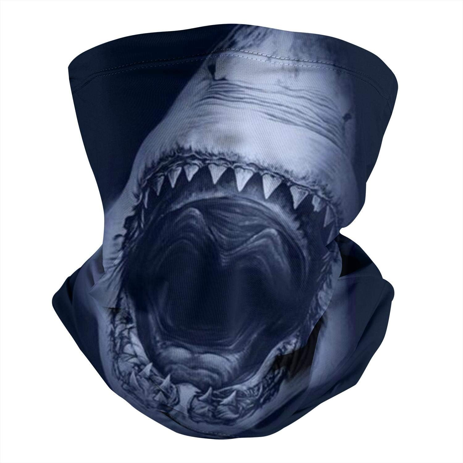 Free Kisses Shark Vintage Seamless Face Mask Headband Tube Neck Gaiter Balaclava for Dust Outdoor Sports