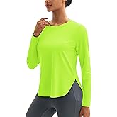 MAGCOMSEN Women's Sun Shirts SPF Long Sleeve Workout Tops Athletic UV Protection UPF 80+ Quick Dry T Shirt