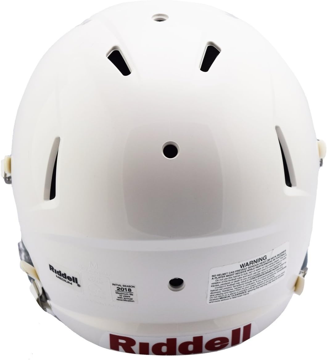 Riddell Victor Youth Helmet, White/Gray : Sports & Outdoors
