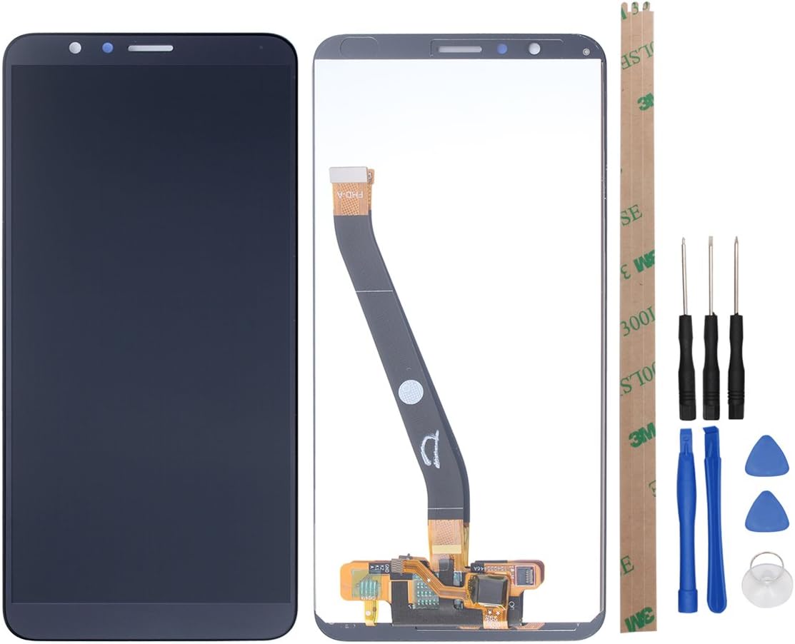HYYT Replacement for Huawei Mate SE BND-L24 BND-L34 LCD Digitizer Screen and Touch Screen Assembly +Free Tools (Black Without Frame)