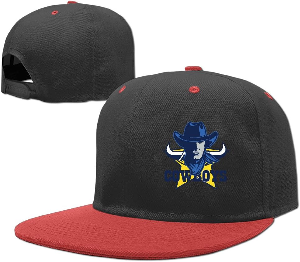 Boxer98 Kids Boy's & Girl's Two-toned Cowboy Baseball Cap Hat Red
