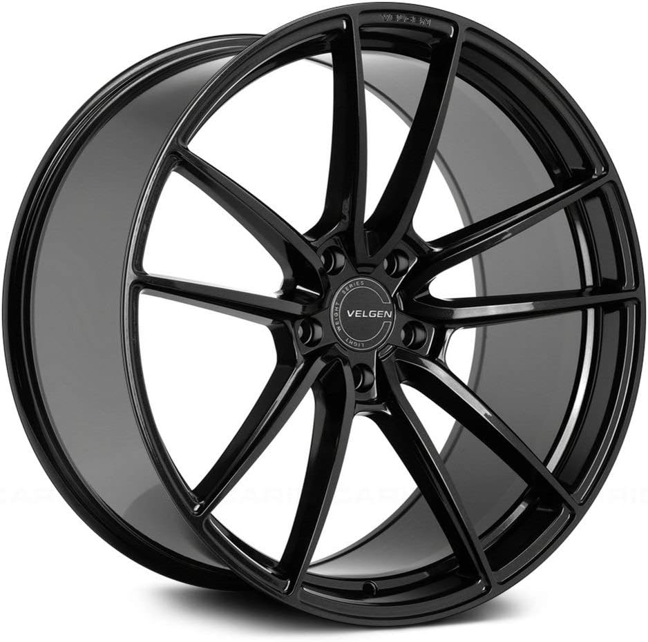 Velgen VF5 Custom Wheel - 20x10, 35 Offset, 5x120.65 Bolt Pattern, 70.3mm Hub - Gloss Black Metallic Rim