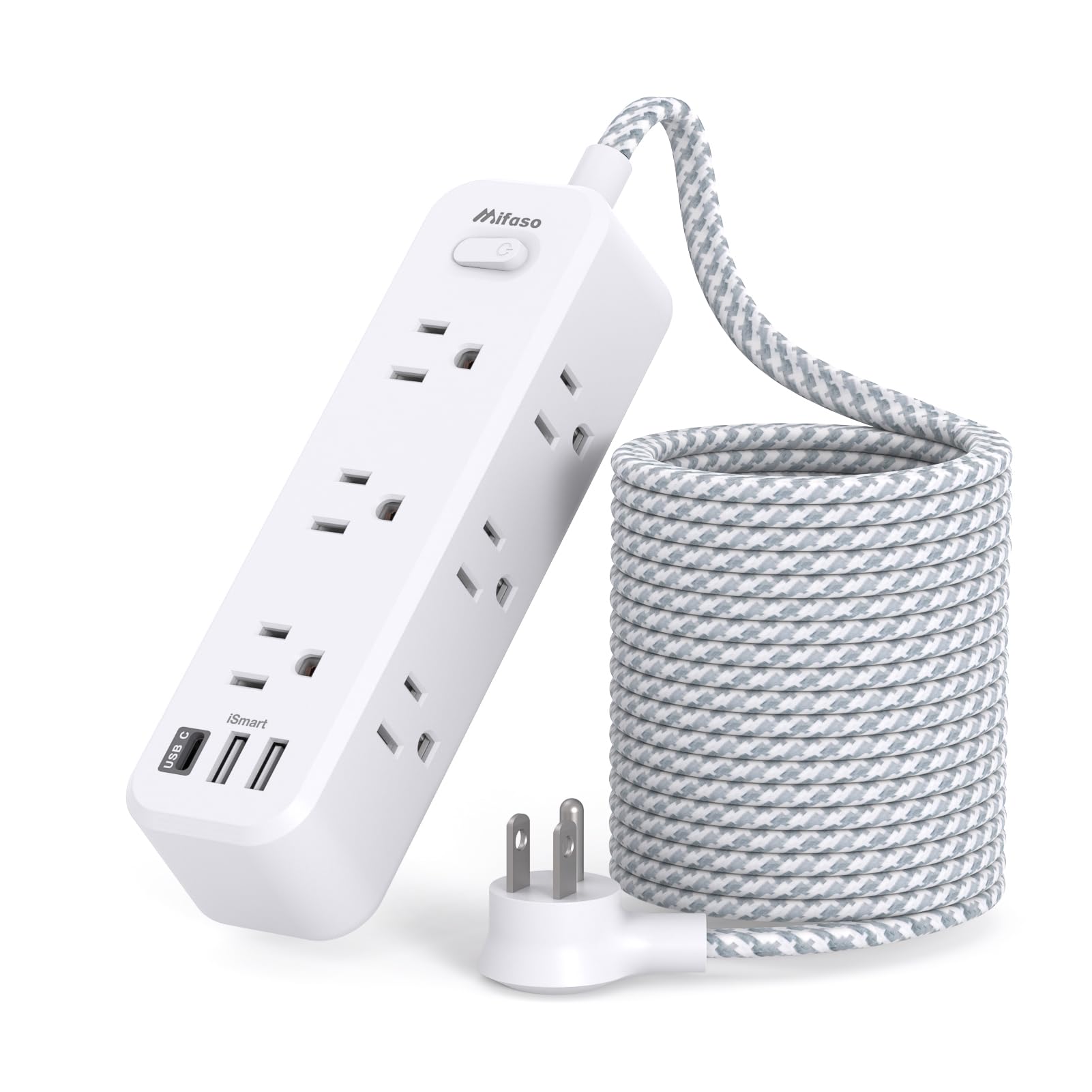 Photo 1 of Extension Cord 15 ft, Surge Protector Power Strip, Long Extension Cord with 9 Outlets 3 USB Ports, Extension Cord with Multiple Outlets, USB Power Strip for Home, Office, Dorm Room Essentials, College