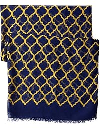 Bufanda oblonga liviana rosada vibrante Royal para mujer