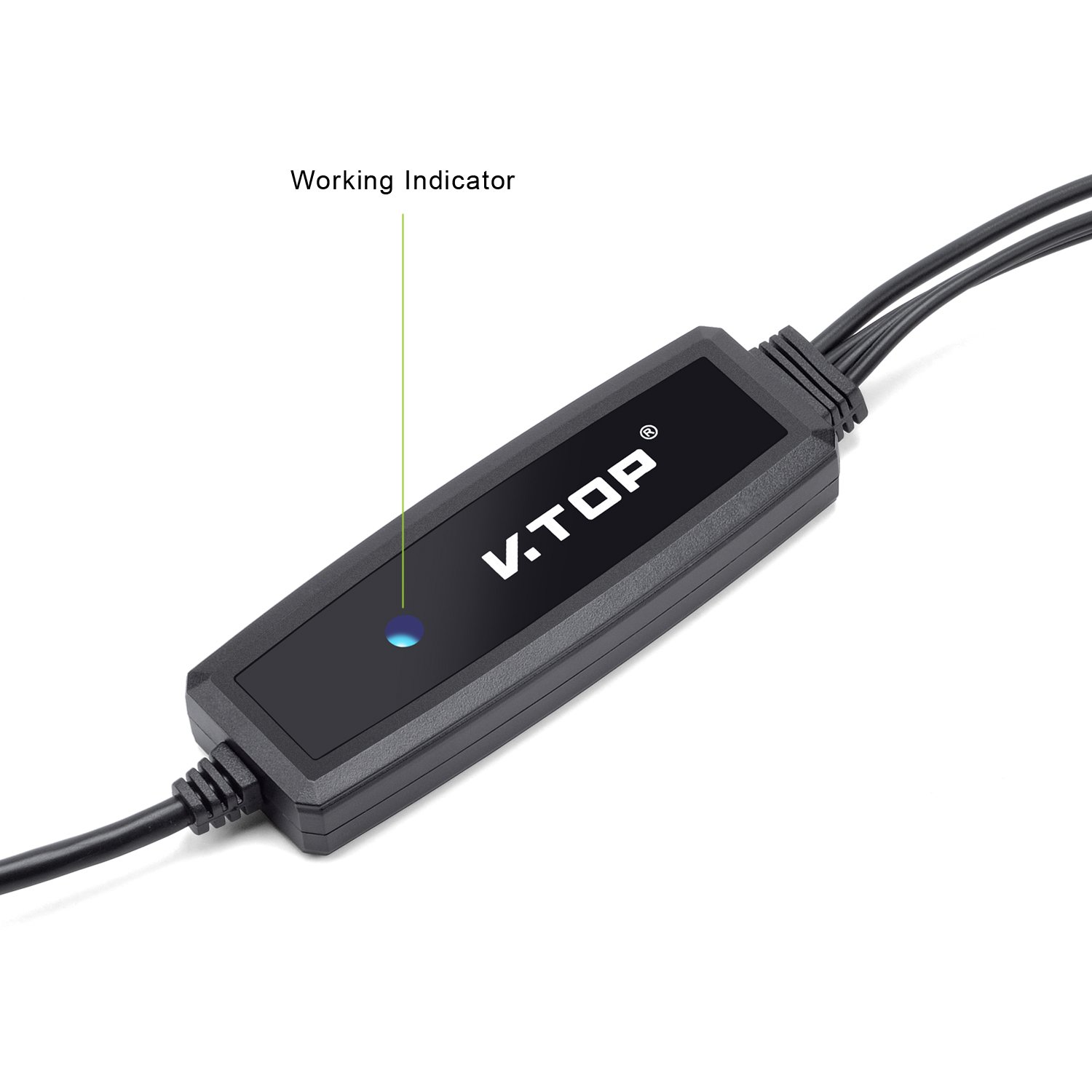 VTOP USB 2.0 Video Audio Capture Card Driver Free Adapter - VHS to Digital Converter for TV Setbox, VCR, VHS Tapes, Hi8, Camcorder (DVD Maker) - Black