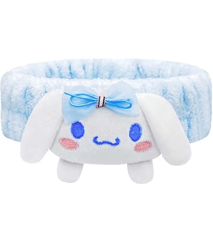 The Crème Shop X Hello Kitty Fascia Per Capelli In Peluche Con Fiocco, Per Skincare E Trucco, Cruelty-free - 2