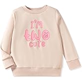 Toddler Girl 2nd Birthday Outfits Im Two Cute Sweatshirt 2 Year Old Birthday Girl Sweatshirt