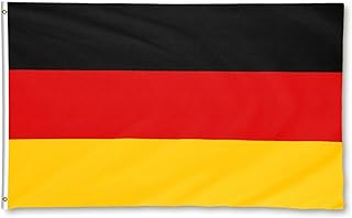 Star Cluster 90 x 150 cm Deutschland Flagge/Deutsche Fahne/Bundesflagge/Fanartikel/Germany National Flag (DE Gelb 90 x 150 cm)