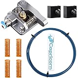 Creality Official All Metal Extruder Gray and 1M Capricorn Bowden PTFE Tubing 1.75mm 3D Printer Accessories Kit with Pneumati