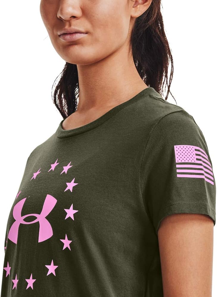 Under Armour Women's Freedom Logo T-Shirt: Sports & Outdoors