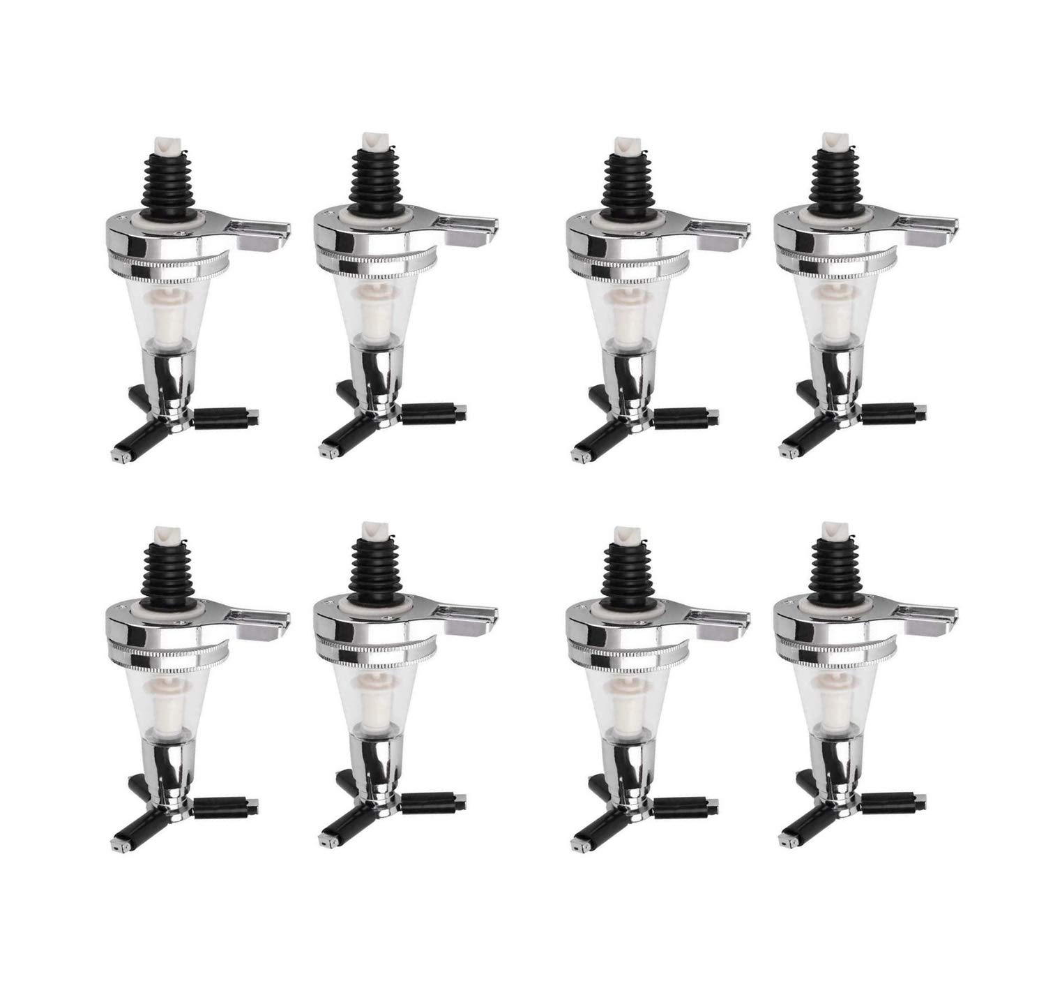 MACHSWON 8 Piece Bar Optic Spirit Measure Pub Dispenser Drink Spirit Wine Cocktail Pourer Bar Tool 25ml Liquor Dispenser