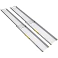 Ruedamann 7FT Portable Aluminum Wheelchair Ramp, Usable Width 6.3", Holds Up to 600lbs, Two Section Telescoping Adjustable Non-Skid Ramp for Wheelchairs,Stairs,Steps,1 Set